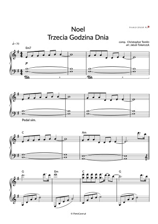 trzecia godzina dnia cerekwicka noel tgd nuty piano akordy chords cerekwicka pastorałki kolędy na święta świąteczne piosenki pdf