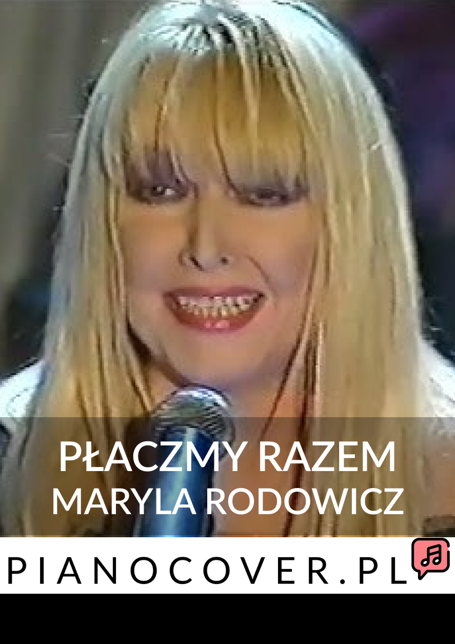 PŁACZMY RAZEM MARYLA RODOWICZ PROFESJONALNY PODKŁAD INSTRUMENTALNY DLA WOKALISTÓW KARAOKE MP3 