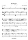 hallelujah cohen piano vocal accompaniment arrangment sheet music pdf download