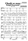 chodz ze mna ralph kaminski nuty piano akompaniament albo inaczej 2 eldo vocal tekst chords akordy współczesne utwory na fortepian dla dzieci