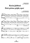 Kwiat jabłoni dzis pojde pozno spac dzis późno pójdę spać nuty piano chords akordy Sienkiewicz współczesne utwory na fortepian pianino dla dzieci