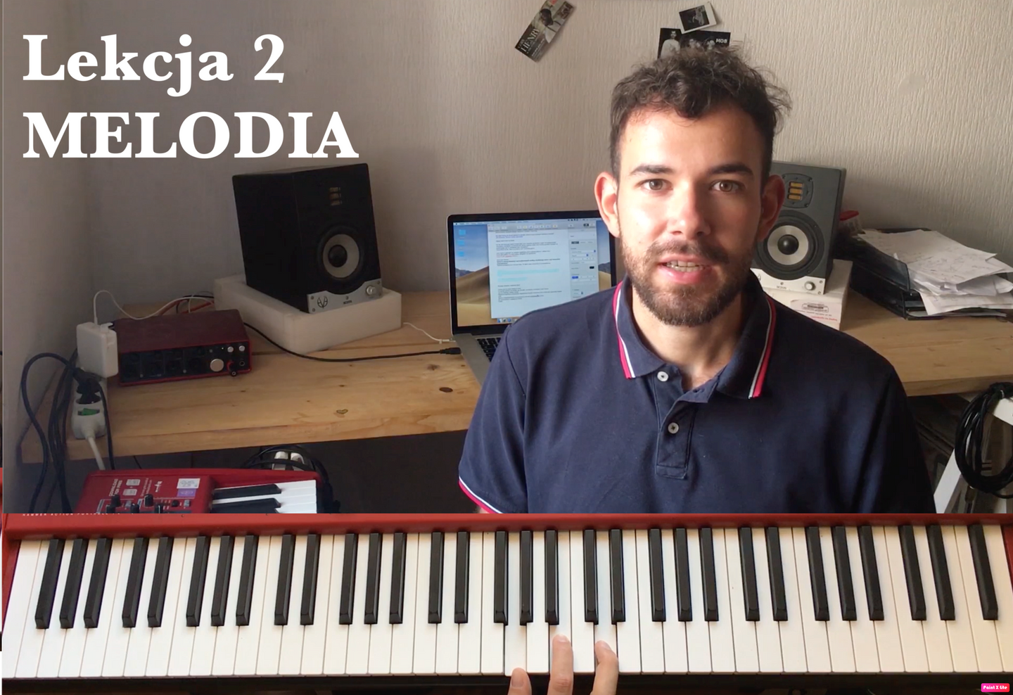 lekcje teorii teoria muzyki gra piano melodia harmonia triada harmoniczna gama durowa molowa