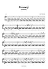 runaway le fuite ucieczka nuty partitions music sheets jakub tokarczyk kuba prix cena pdf kup pianino piano kompozycja composition
